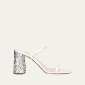 Miu Miu glitter heels